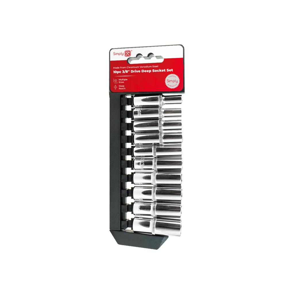 10pc 3/8″ Deep Socket Set