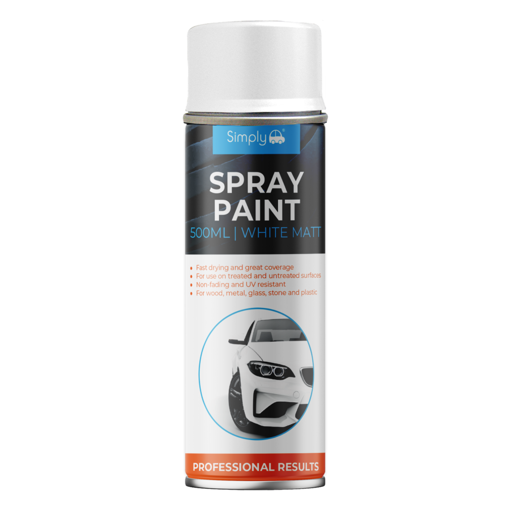 White Matt Spray Paint 500ml