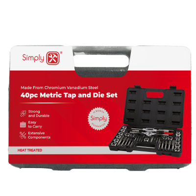 40 piece metric tap and die set