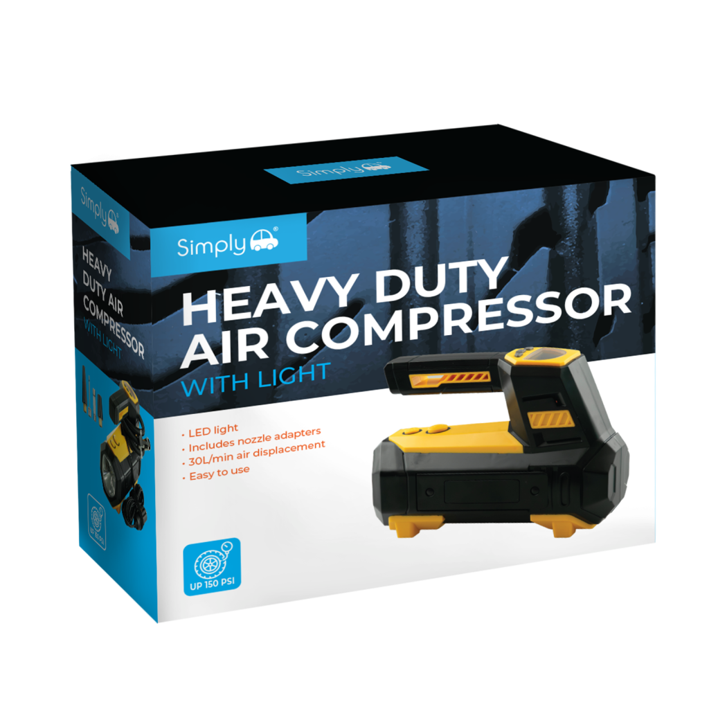 Heavy Duty Air Compressor with Light