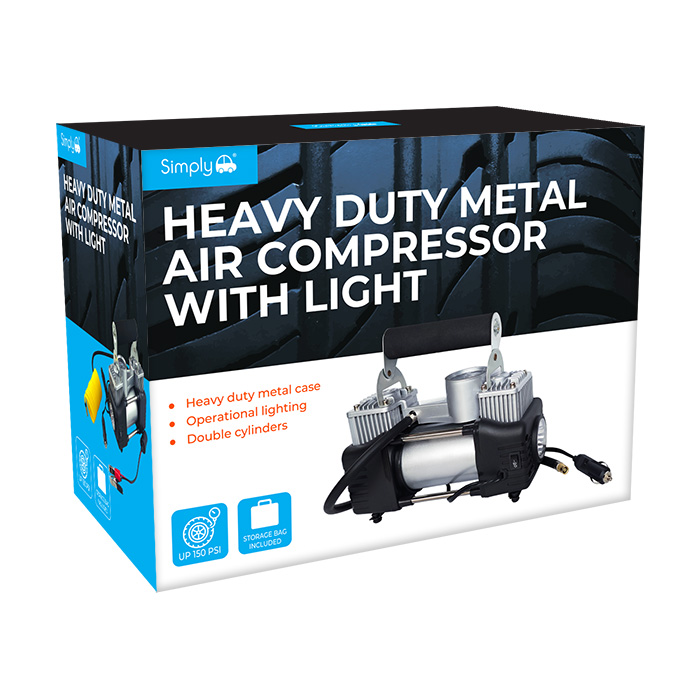 Heavy Duty Metal Air Compressor with Light