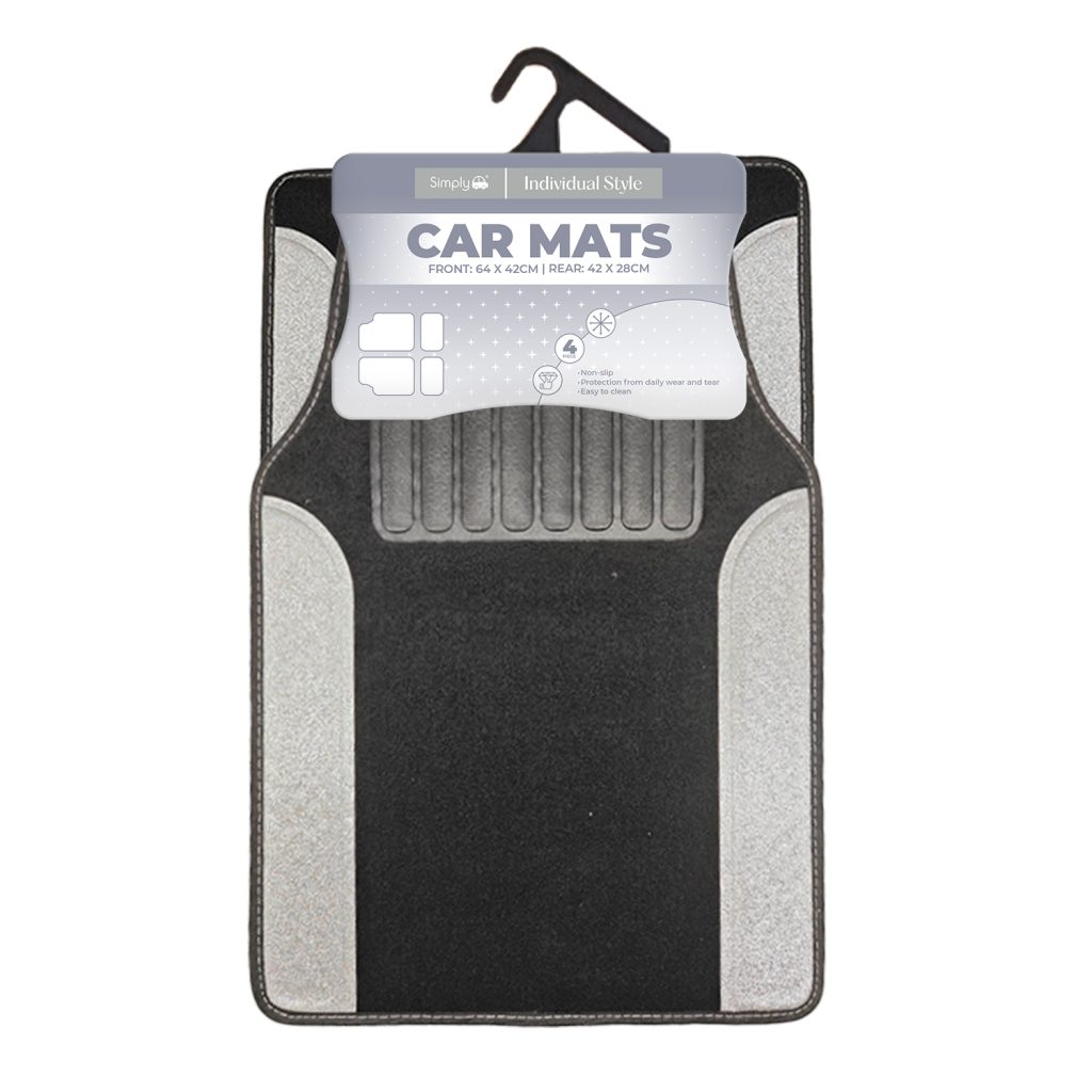 Silver Car Mats