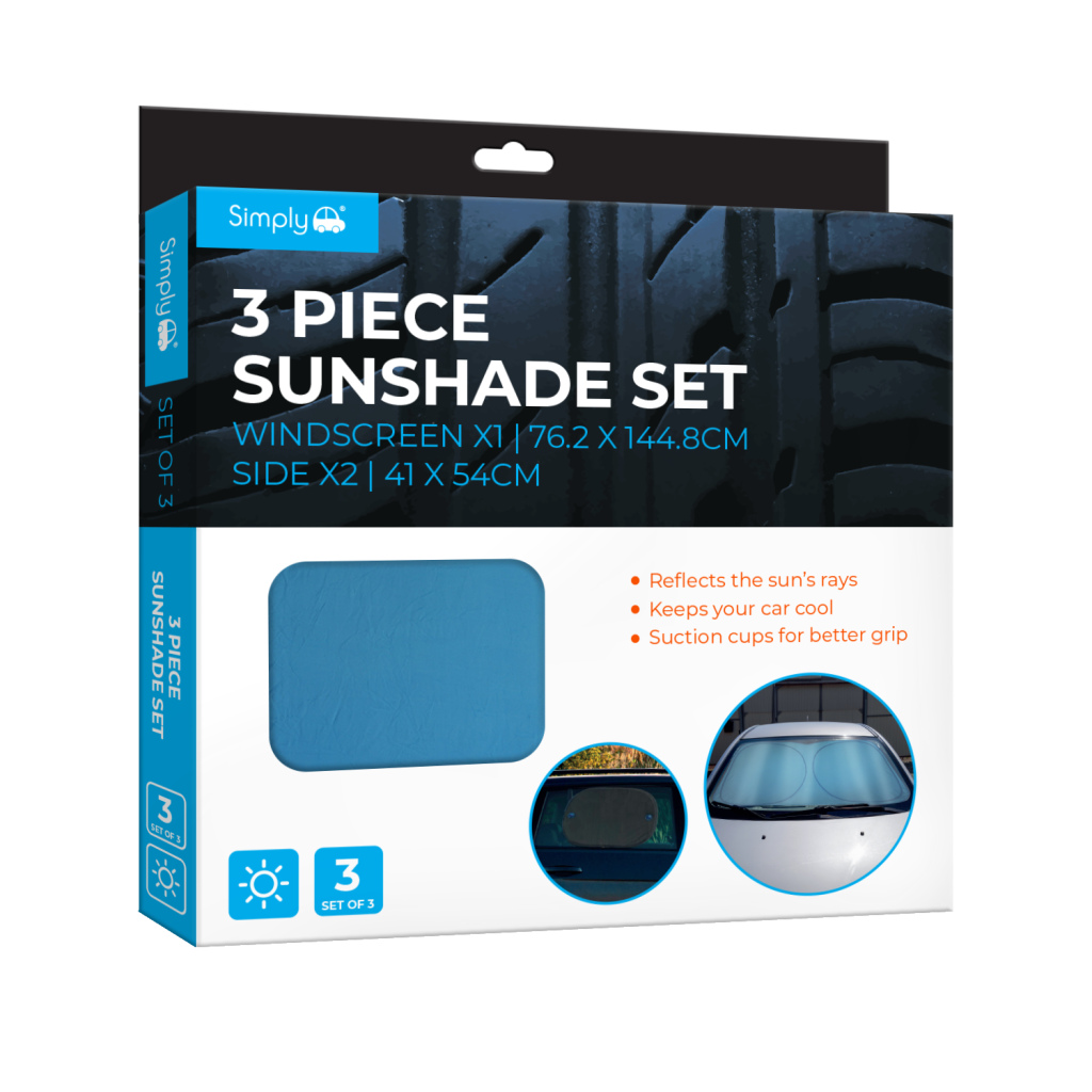 3 Piece Sunshade Set