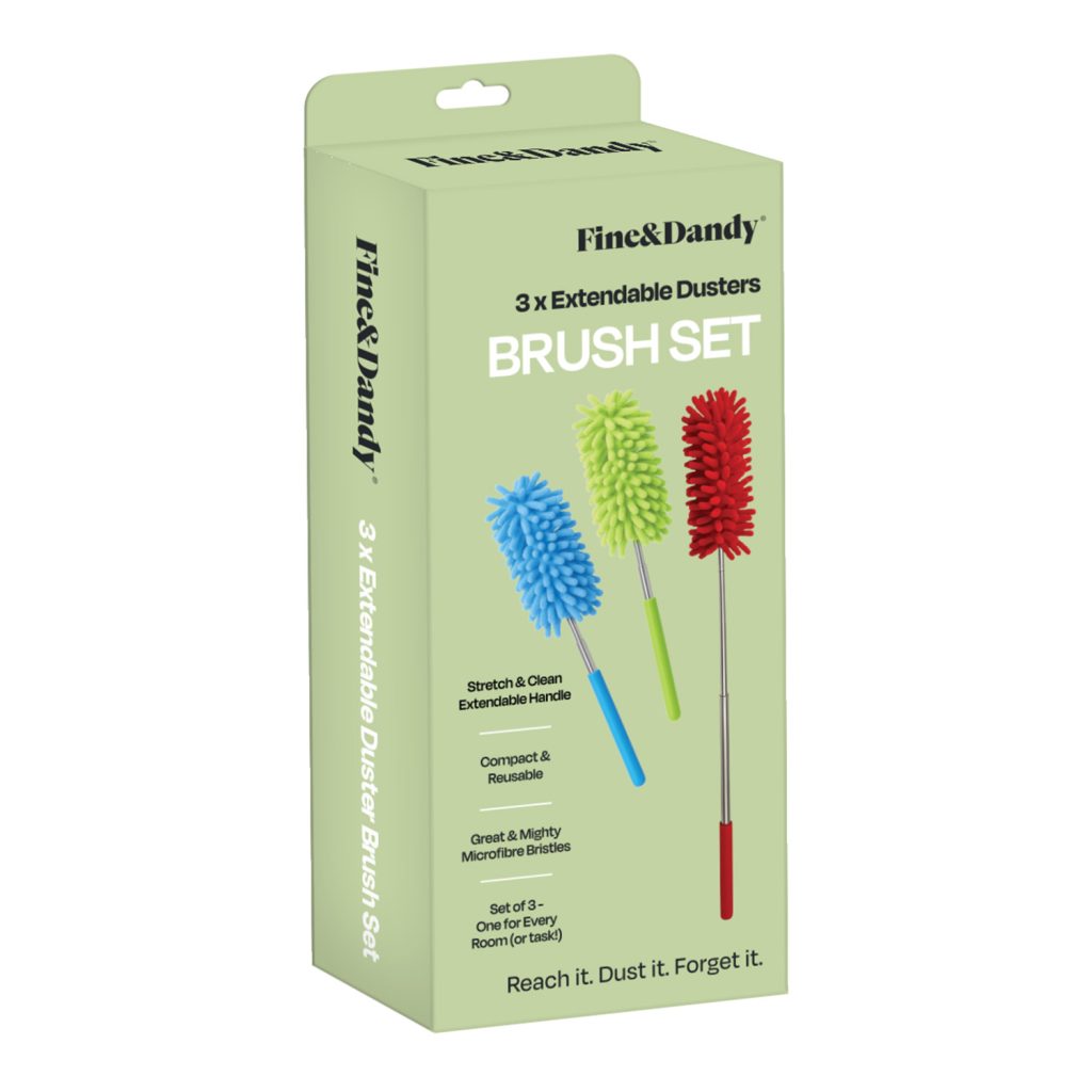 Extendable Duster Brush Set – 3pc