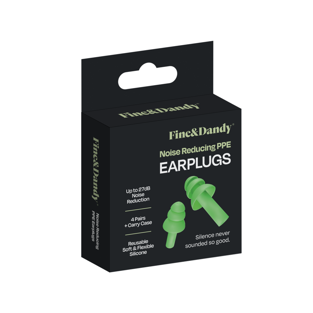 Green Earplugs – 4 Pairs