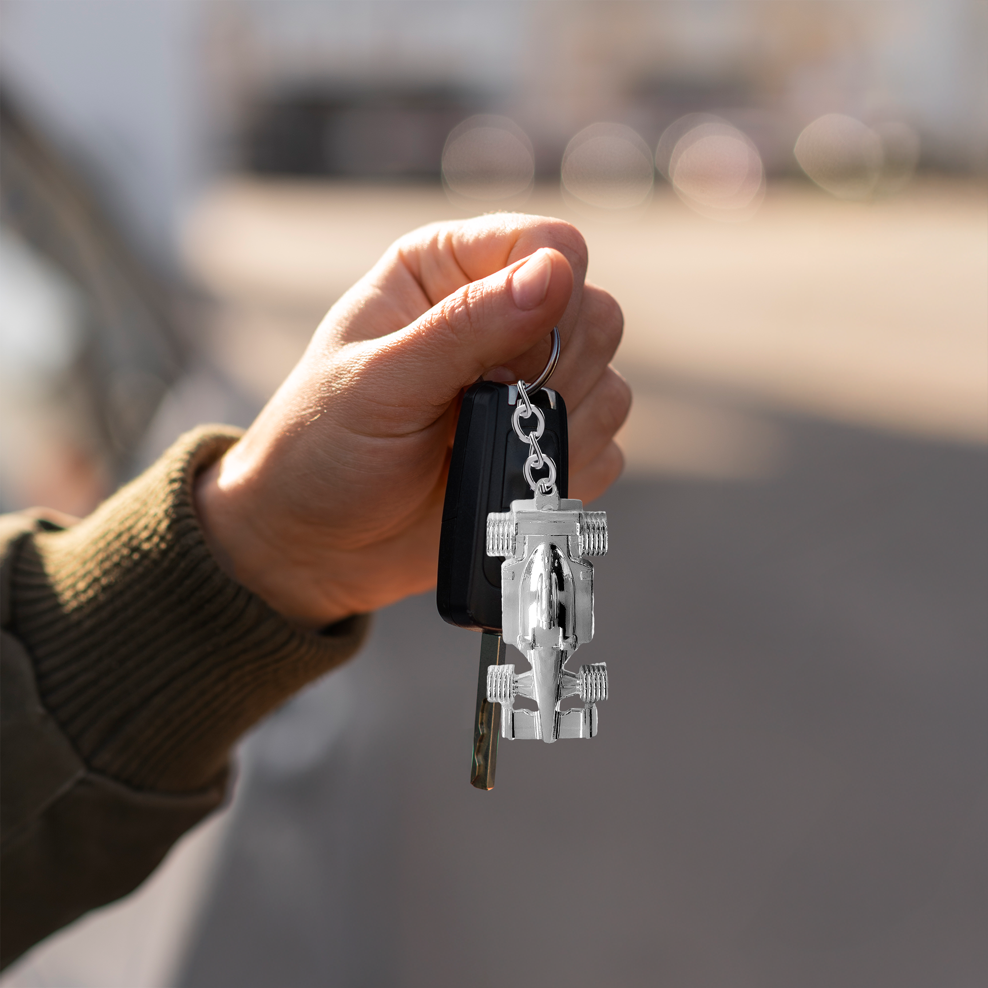 Car Engine Key Ring Grand Prix Car Keyring | Simply Brands | Fine & Dandy