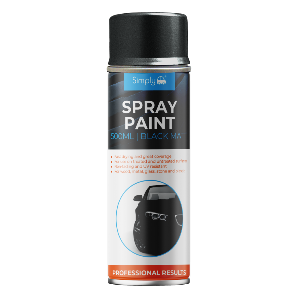 Black Matt Spray Paint 500ml