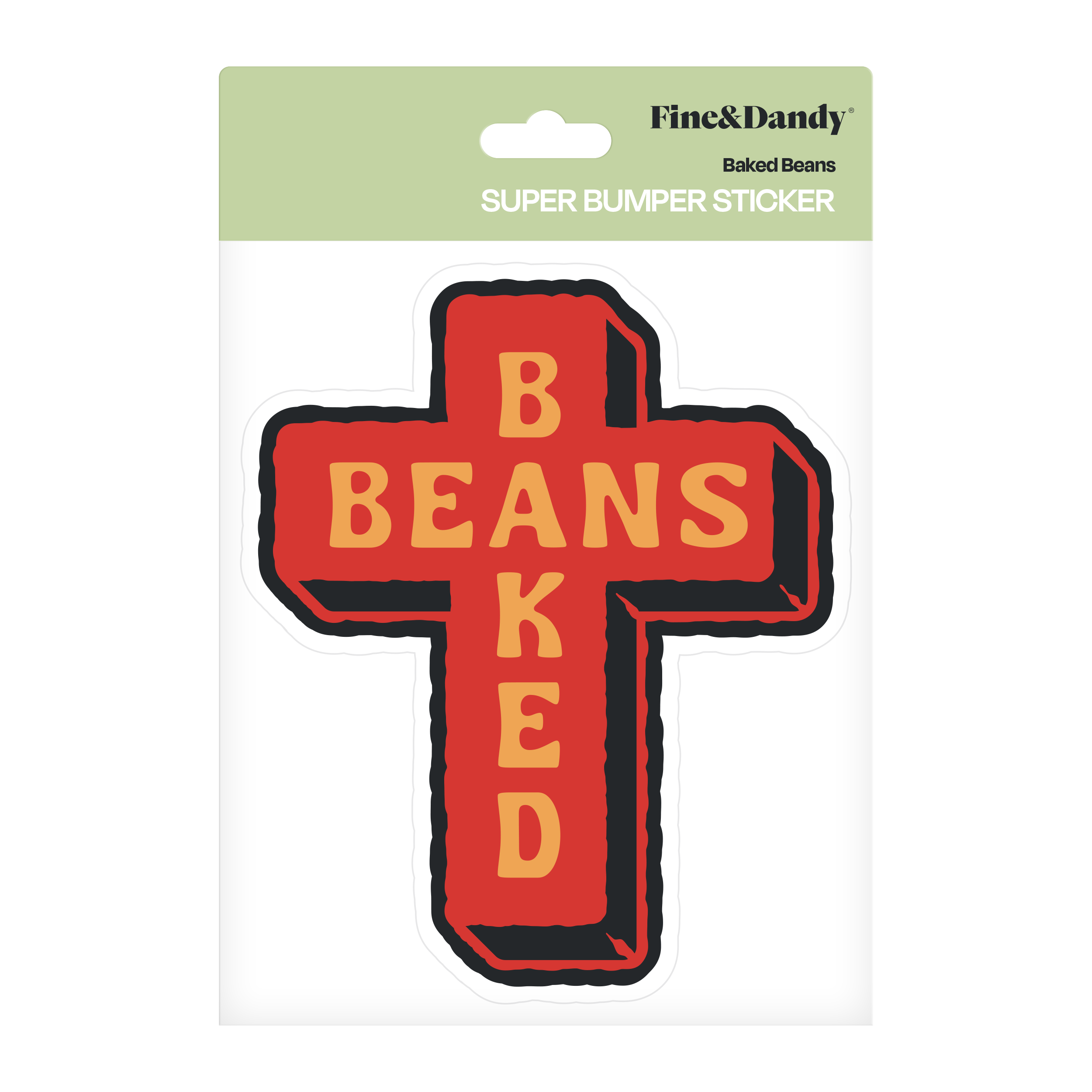 Baked Beans Bumper Sticker | Simply Brands | Fine & Dandy