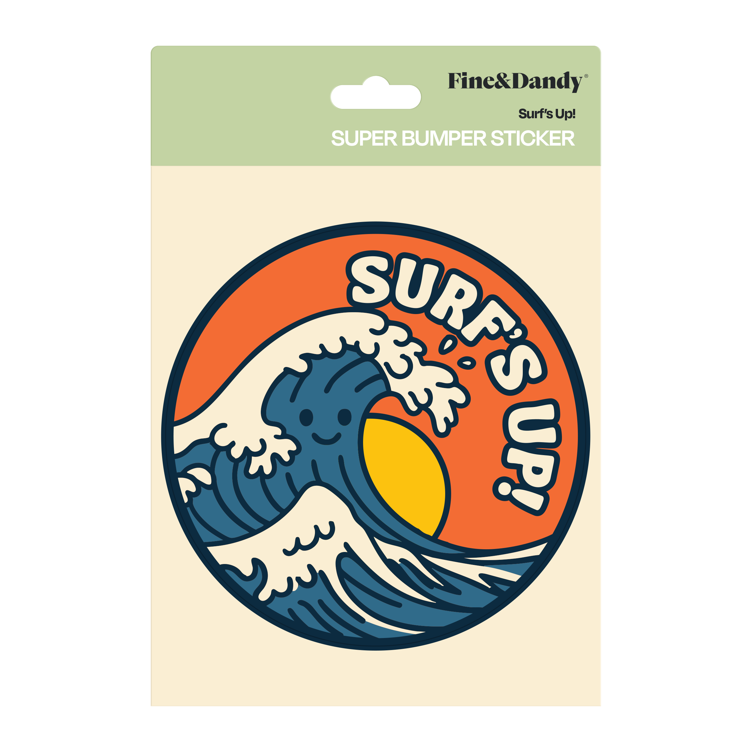 Surfs Up Bumper Sticker | Simply Brands | Fine & Dandy