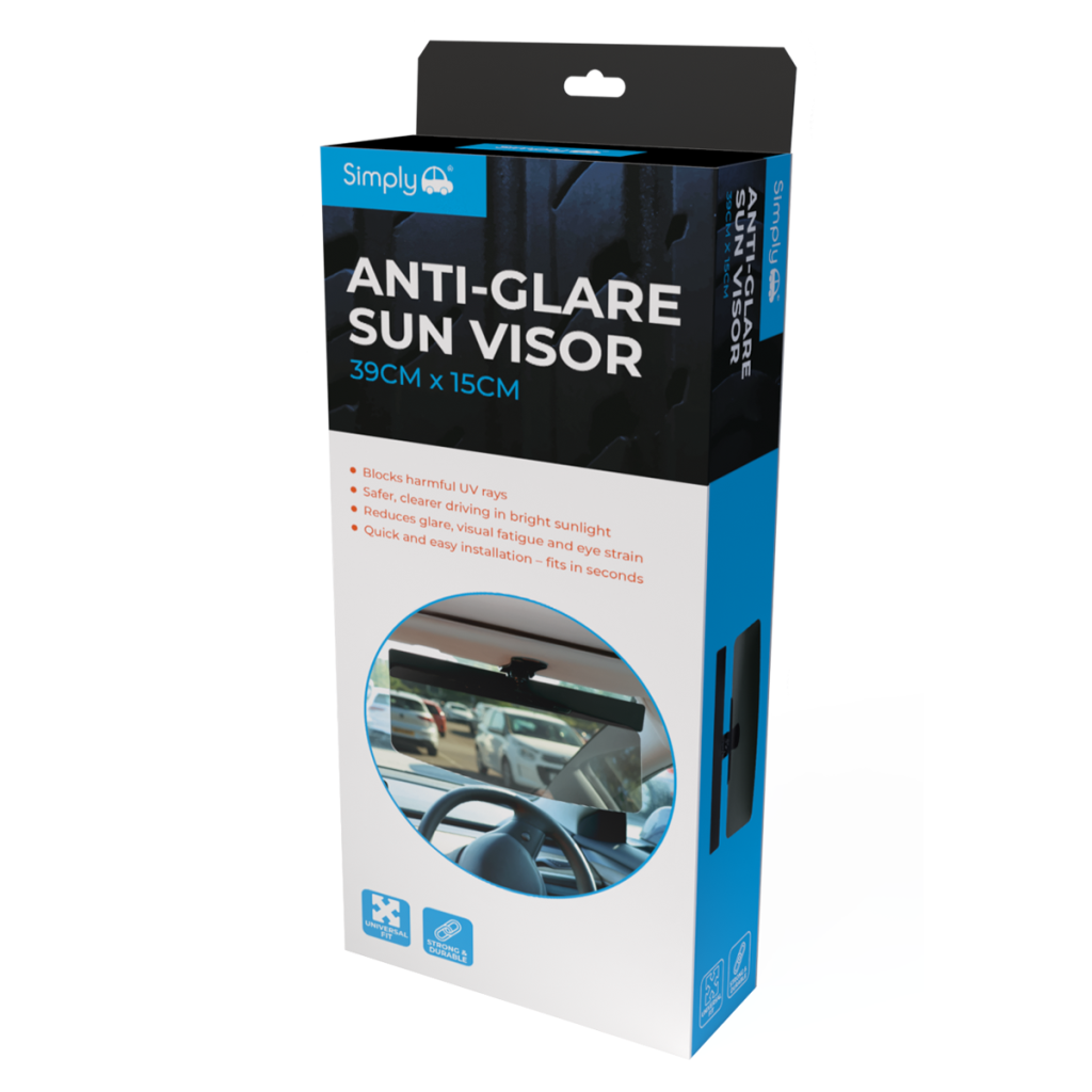 ANTI-GLARE SUN VISOR