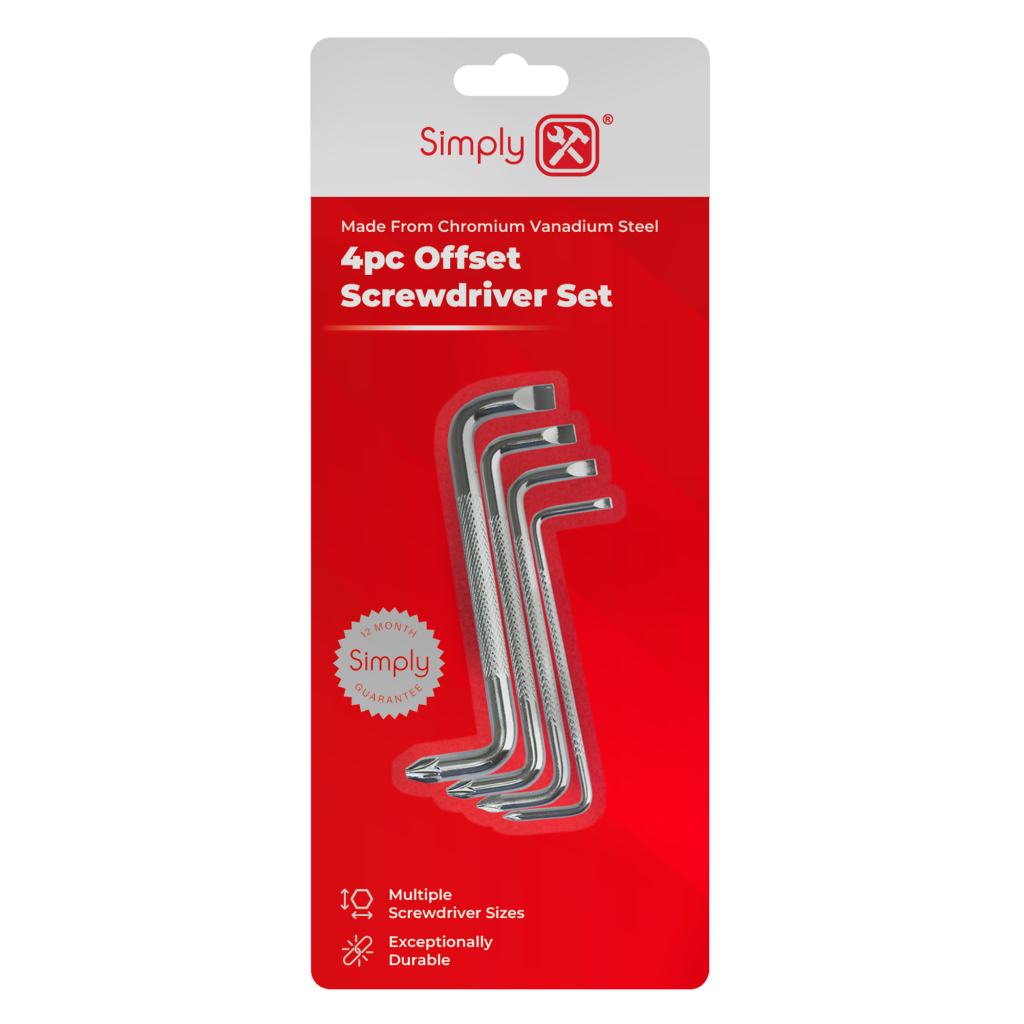 4pc Offset Screwdriver Set