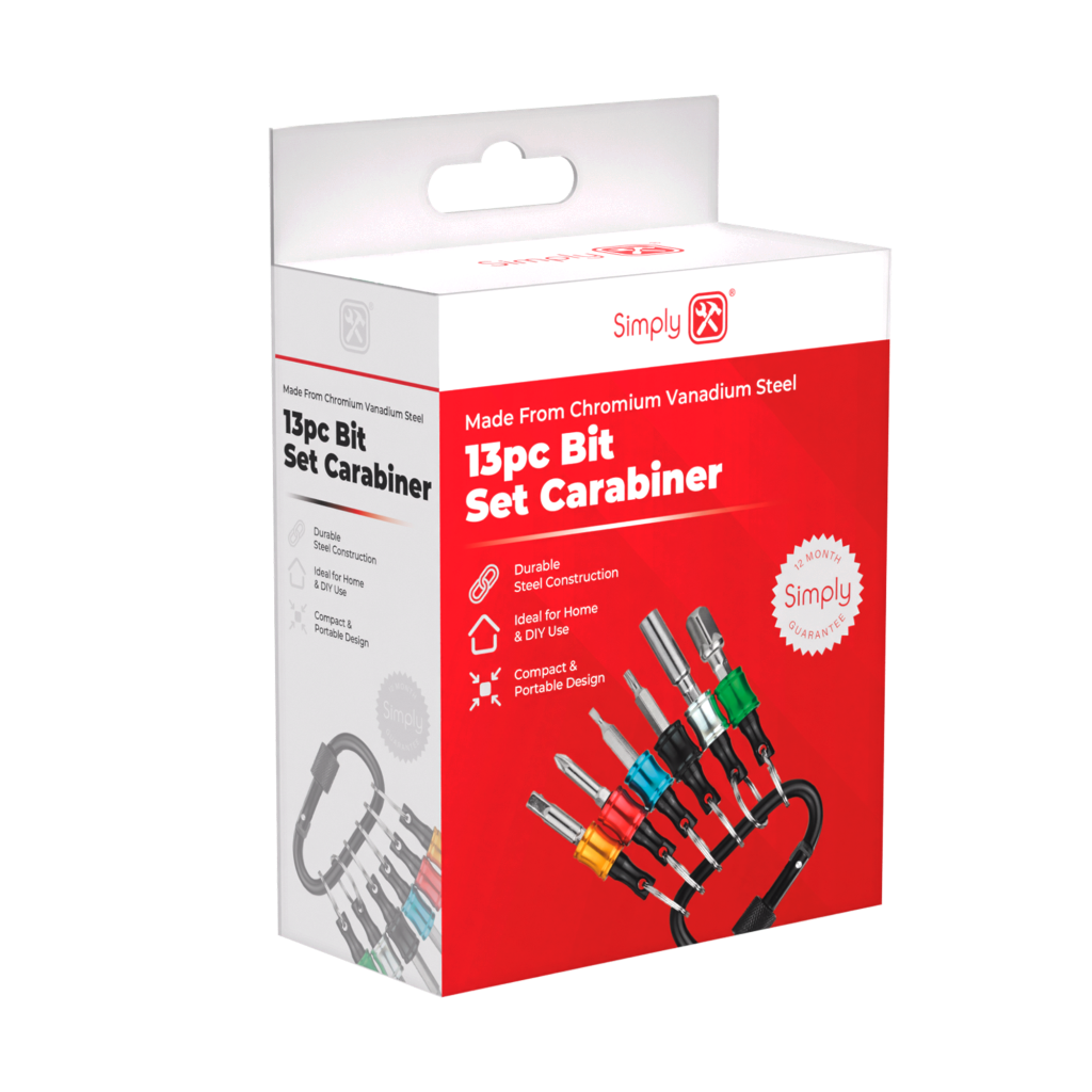 13pc Bit Set Carabiner