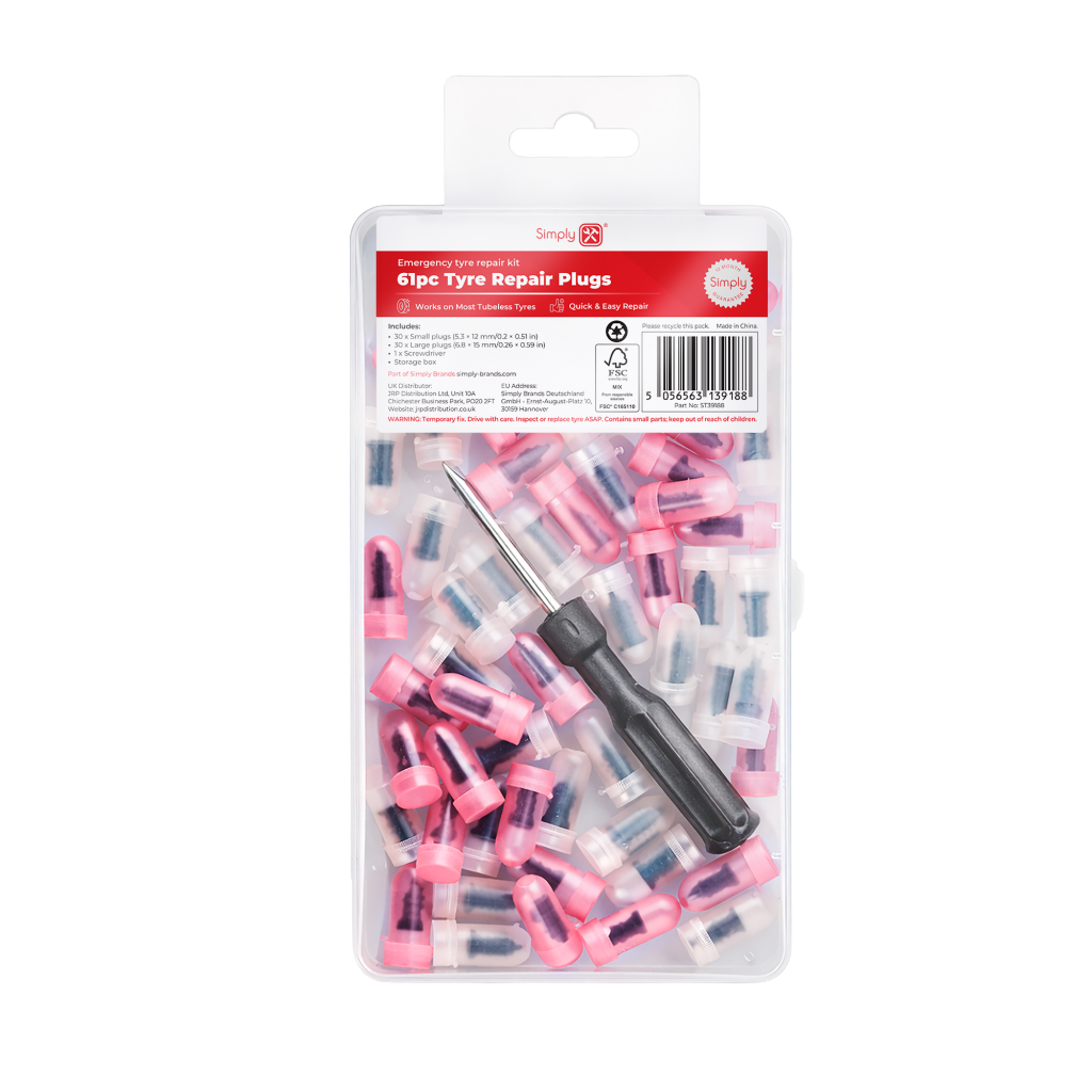 61pc Tyre Repair Plugs