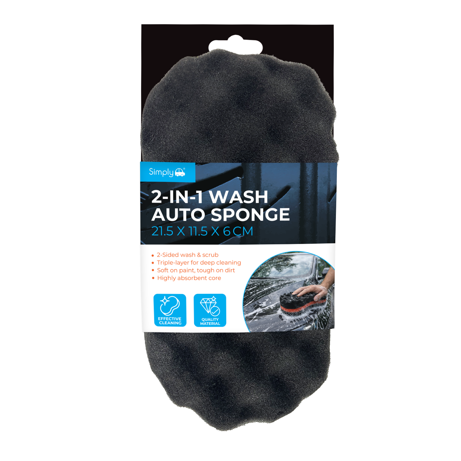 2-IN-1 Wash Auto Sponge | Simply Brands | Private Label