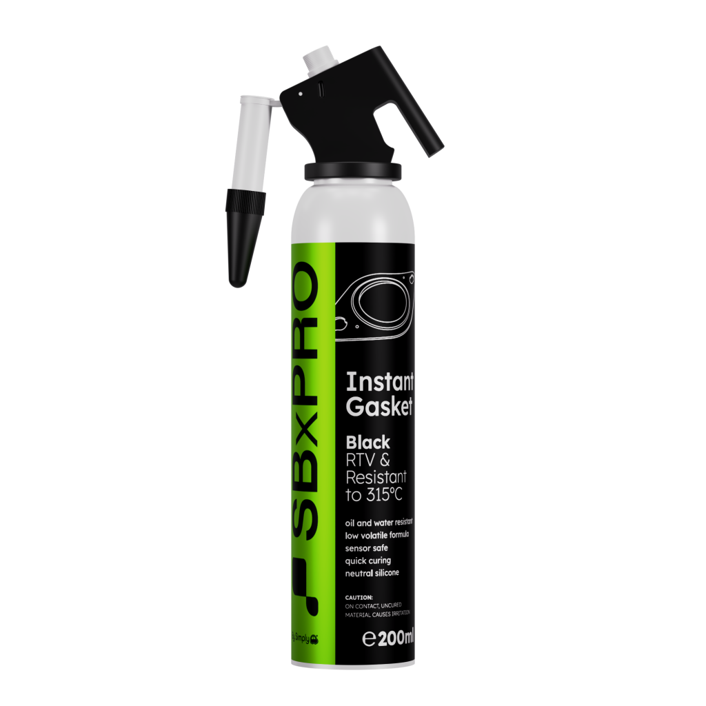 SBxPRO Instant Gasket Black RTV Silicone 200 ml