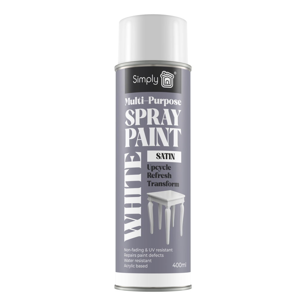 Multipurpose Spray Paint – White Satin 400ml