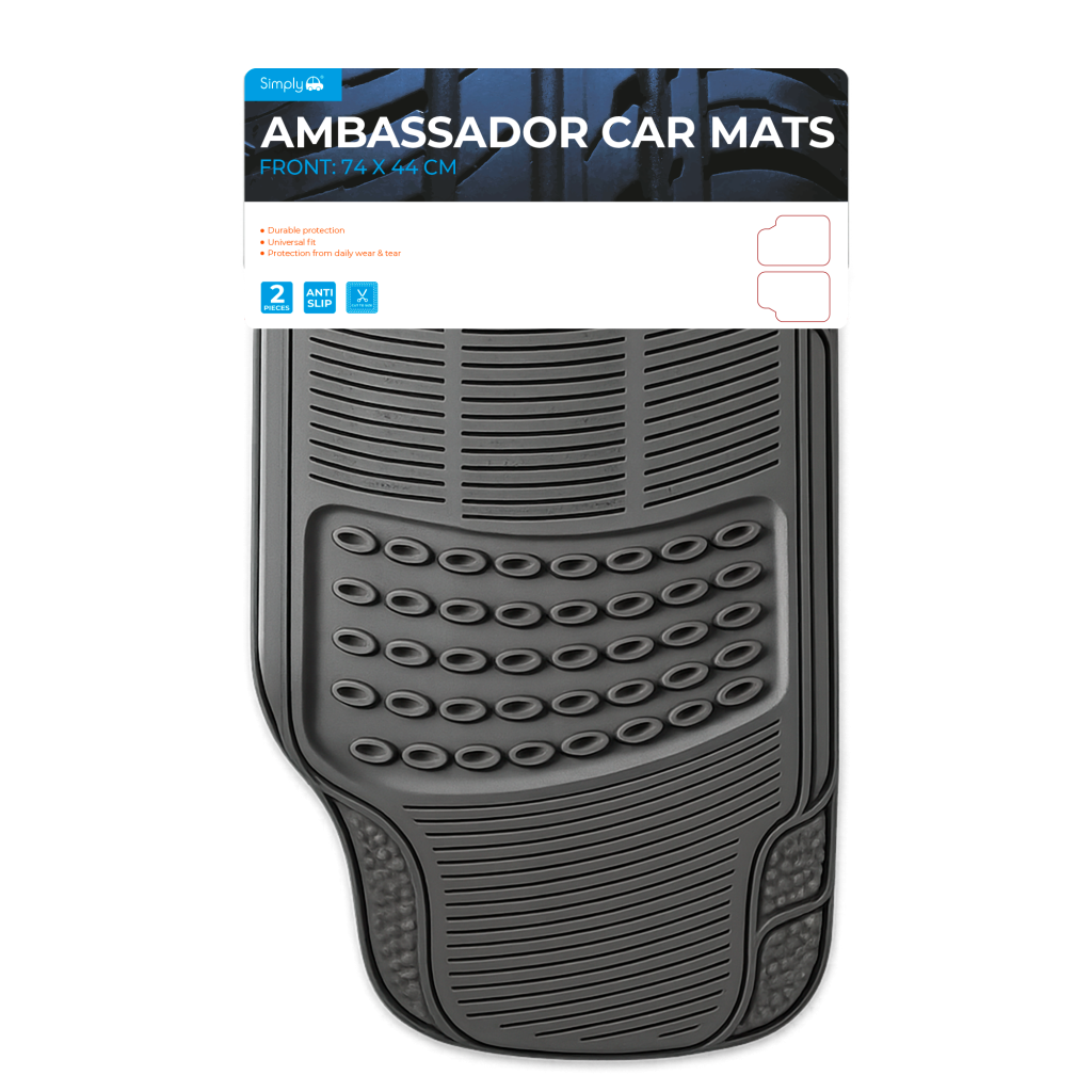 Ambassador 2pc Front Car Mats