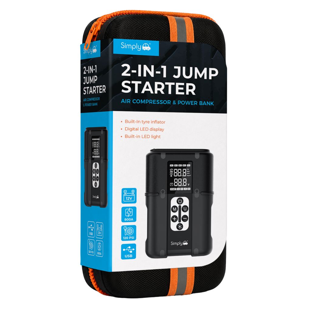 2-in-1 Jump Starter – 800A