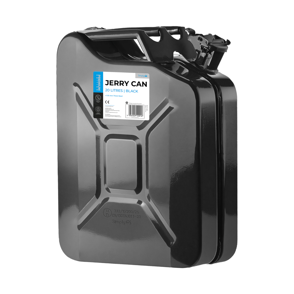 20L Black Metal Jerry Can
