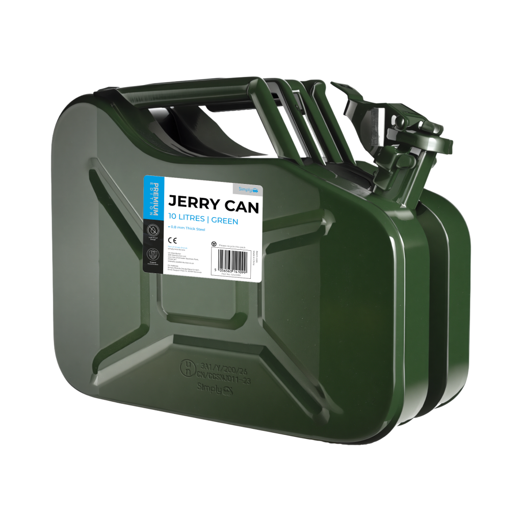 10L Green Metal Jerry Can