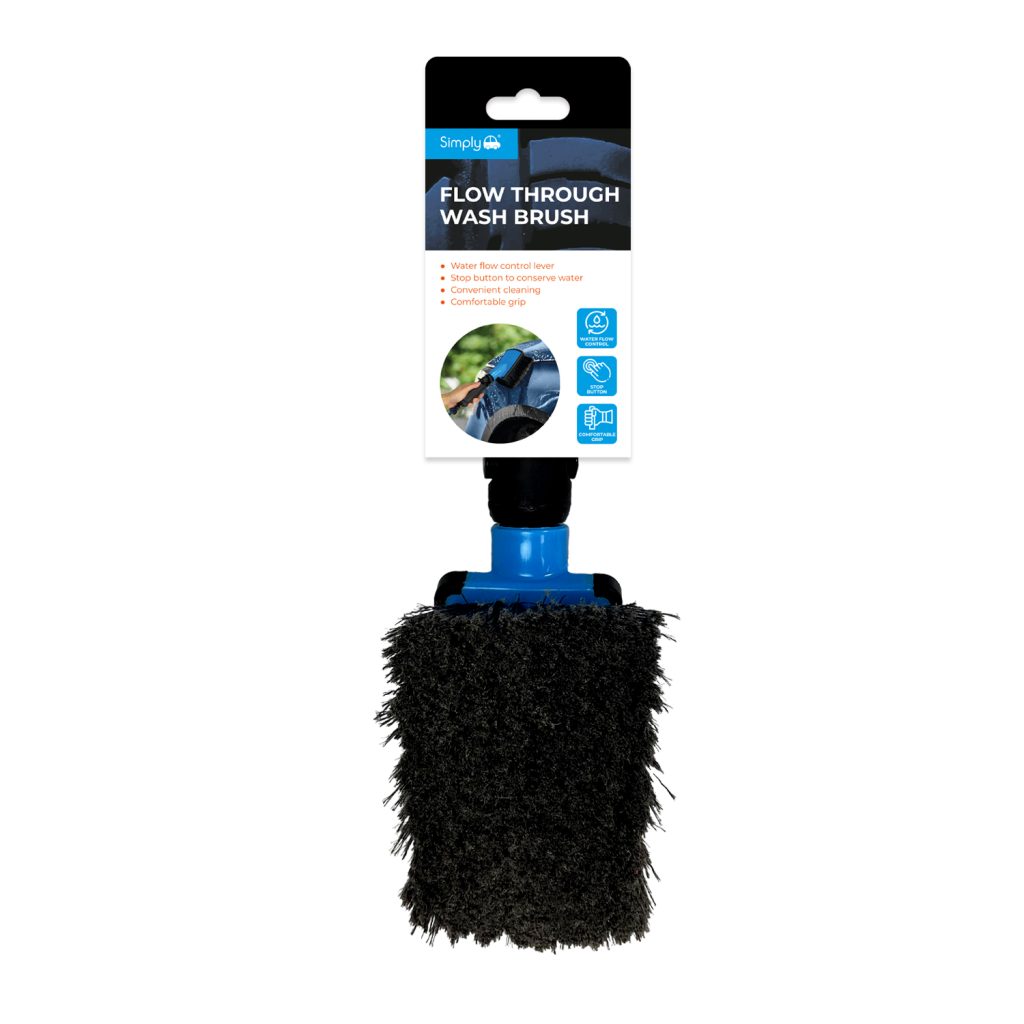 Flow Through Wash Brush