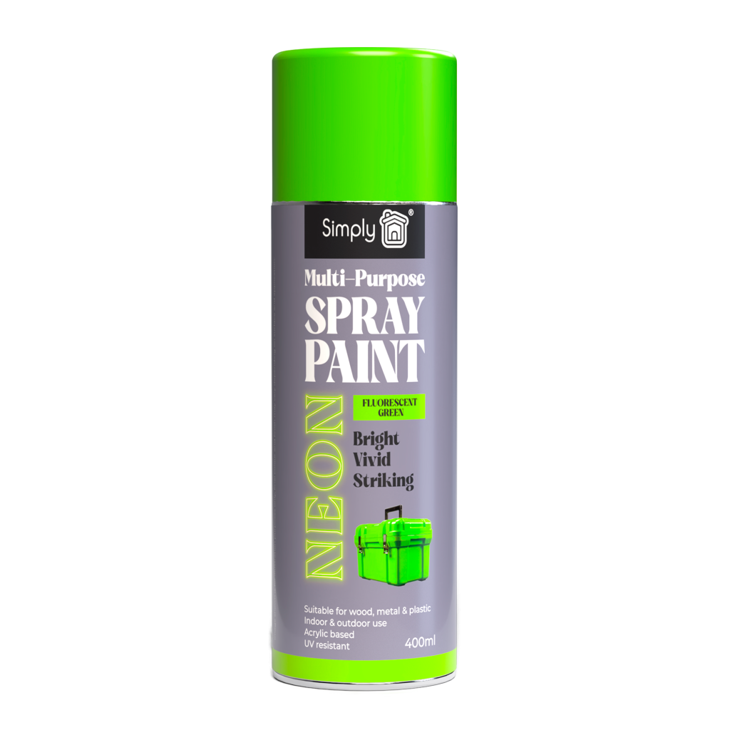 Fluorescent Green Multi-Purpose Spray Paint 400ml